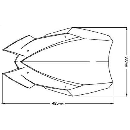 Puig プーチ ニュージェネレーションNKスクリーン(TOURING) スクリーンカラー：スモーク Z650 KAWASAKI カワサキ スクリーン 外装_10