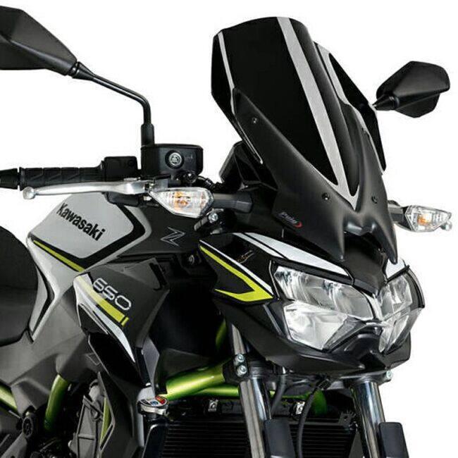 Puig プーチ ニュージェネレーションNKスクリーン(TOURING) スクリーンカラー：ブラック Z650 KAWASAKI カワサキ スクリーン 外装_6
