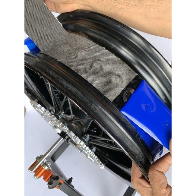 MOTO禅 モトゼン ブラックケブラーチューブレスキット Plus＋ ダブルタイプ タイプ：リア(17×4.25-4.50 MT) KTM チューブレスキット ホイール関連 足回りの画像