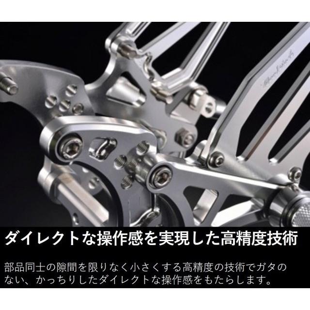 WOODSTOCK ウッドストック カワサキクイックシフター付モデル用 バックステップ カラー：オールブラック ZX-6R KAWASAKI カワサキ ステップ 足回り | woodstock | 05