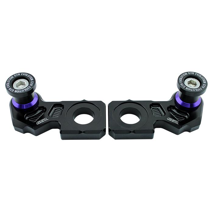 GTR GTR:ジーティーアール スプールチェーンアジャスター カラー： ブルー CBR650F HONDA ホンダ