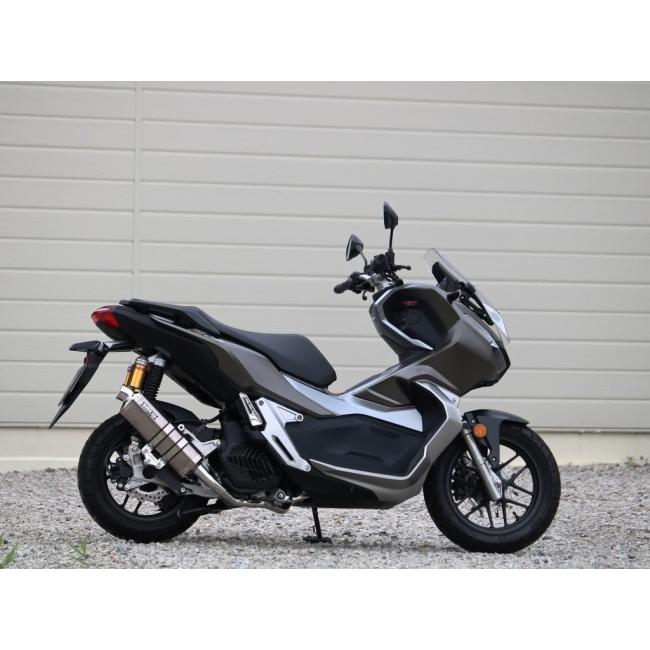 WR’S ダブルアールズ ST-OVALフルエキゾースト タイプ：ソリッドチタンサイレンサー ADV150 HONDA ホンダ フルエキゾーストマフラー マフラーの画像
