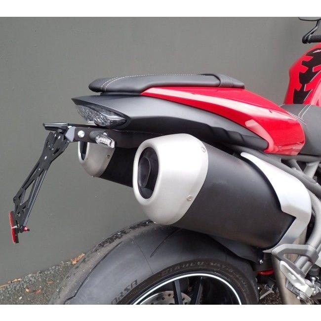 LighTech ライテック アジャスタブル ナンバー プレート ホルダー バージョン：コンプリート SPEED TRIPLE 1050 R RS S TRIUMPH トライアンフ ナンバーステーの画像