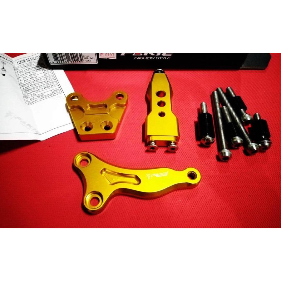 Fakie ファーキー Steering damper bracket [ステアリングダンパーブラケット] カラー：シルバー CB650R HONDA ホンダ ステアリングダンパーブラケット | ブランド登録なし