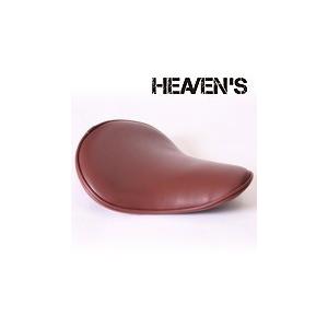 HEAVENS HEAVENS:ヘブンズ ビンテージソロシート スムース パイピングカラー：スタンダード / 低反発仕様：無し / エナメル加工：ホワイト