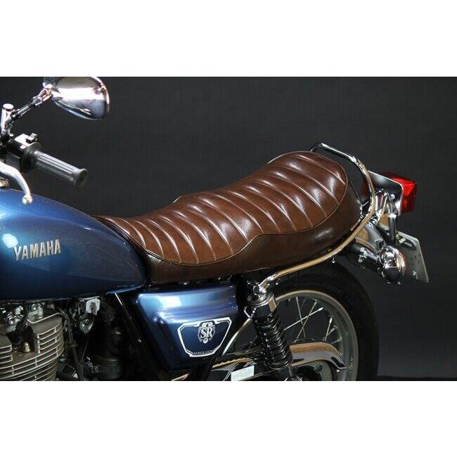 YAMAHA SR400 バイク シート ブラウン YAMAHA SR400 バイク シート ブラウン KandH