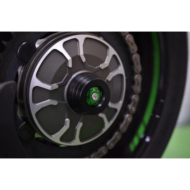 テールスライダー ライムグリーンアルミホイール SPEEDRA（スピードラ） リアホイールスライダー カラー：グリーン