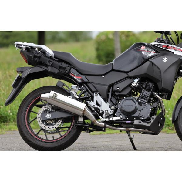 Vストローム250 SP忠男　POWERBOX サイレンサー Vストローム250（23'）用「POWERBOX サイレンサー SPORT」が SP