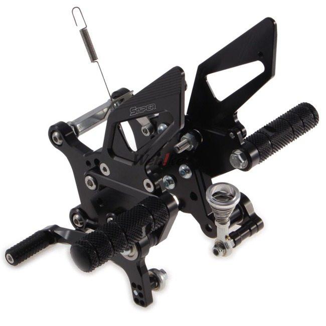 SNIPER スナイパー バックステップ カラー：ブラック ZX-4RR ZX-4R SE ZX-25RR ZX-25R KAWASAKI カワサキ ステップ 足回り_2