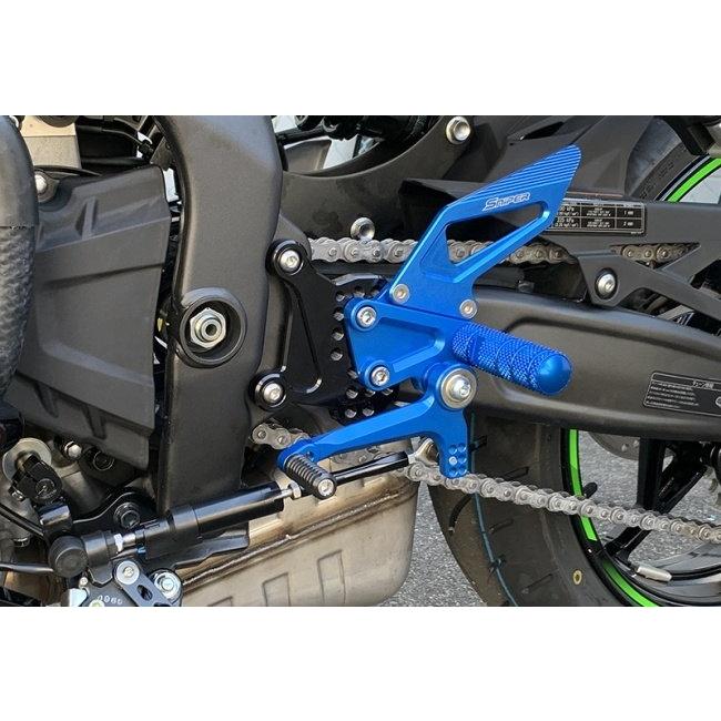 SNIPER（スナイパー） バックステップ カラー：ブルー ZX-4RR ZX-4R SE