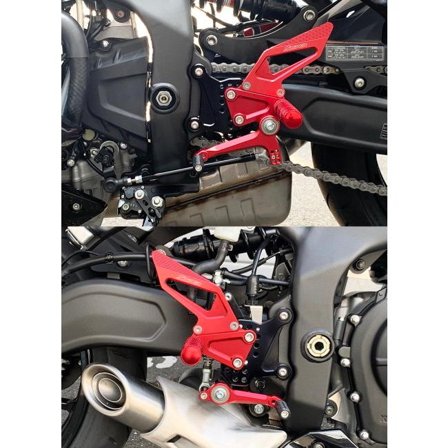 でんちゅう SNIPER（スナイパー） ストリート用バックステップ カラー：レッド