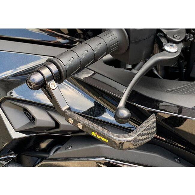 SNIPER スナイパー ブレーキレバーガード カラー：ブラック KAWASAKI カワサキ ハンドガード・ナックルガード ハンドル周辺パーツ ハンドル | SNIPER（バイク） | 01