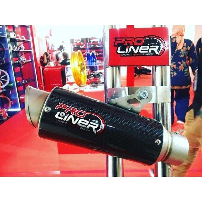 Pro Liner プロライナー TR1 R カーボン フルエキゾーストマフラー タイプ：TR1 ロング(250mm) VIXION NVL ADVANCE YAMAHA ヤマハ マフラー_3