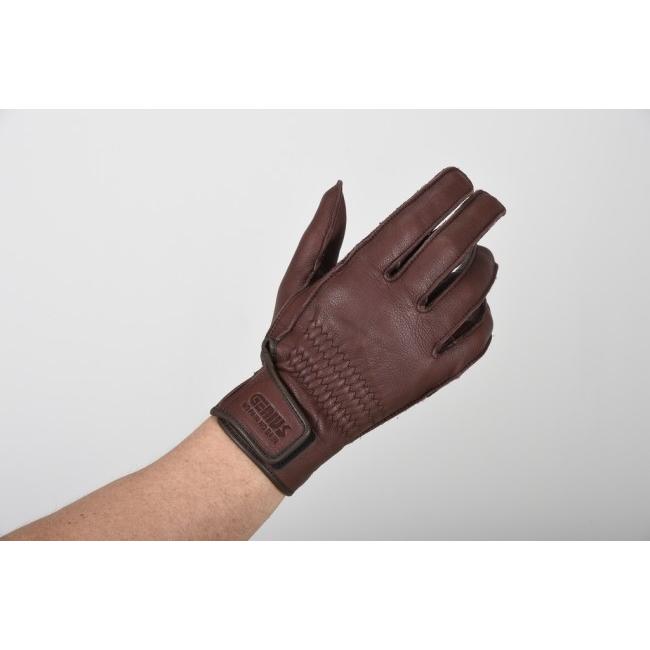 GENIUS ジニアス ガンカットグローブ サイズ：M レザーグローブ