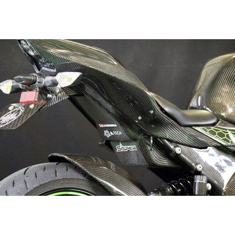 A-TECH エーテック ストリート／レース共通 シートインナーSPL タイプ：開繊ドライカーボン(KDC)／クリア塗装済 ZX-25R KAWASAKI カワサキ カウル関連 外装の画像