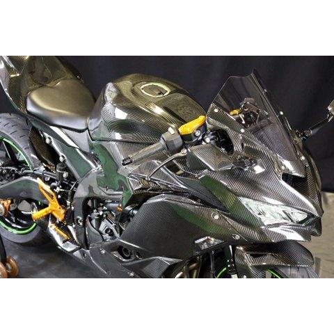 A-TECH エーテック タンクカバー タイプR タイプ：平織ドライカーボン