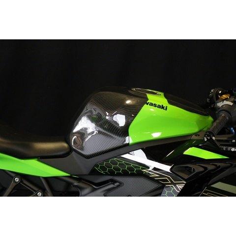 A-TECH エーテック タンクパッドタイプR タイプ：FRP黒／クリア塗装無し ZX-25R KAWASAKI カワサキ タンクカバー タンク関連 外装 | A-TECH | 02