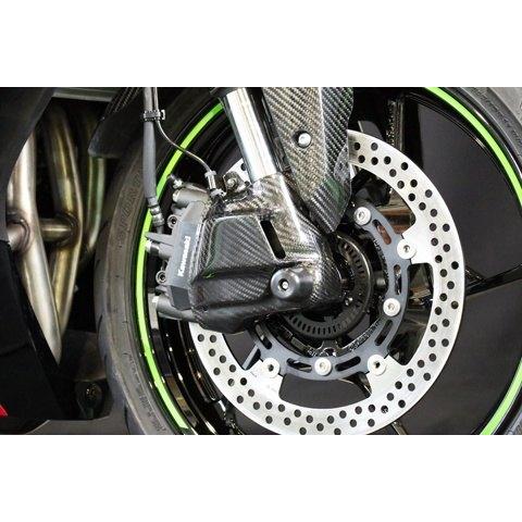 A-TECH エーテック フロントブレーキ冷却ダクトのみ タイプ：ドライカーボンケブラー(DCK)／クリア塗装済 ZX-25R KAWASAKI カワサキ サスペンション 足回り | A-TECH | 02
