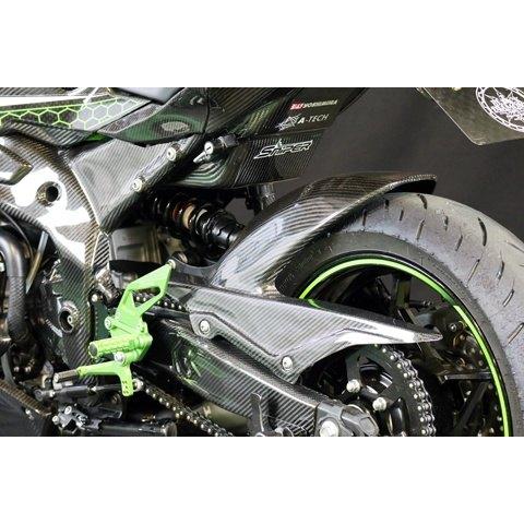 A-TECH エーテック リアフェンダーSPL タイプ：綾織ドライカーボン(DC)／クリア塗装済 ZX-25R KAWASAKI カワサキ｜webike02｜04