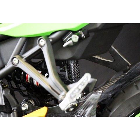 A-TECH エーテック リアブレーキタンクガード タイプ：ドライカーボンケブラー(DCK)／クリア塗装済 ZX-25R KAWASAKI カワサキ マスターシリンダーガードの画像