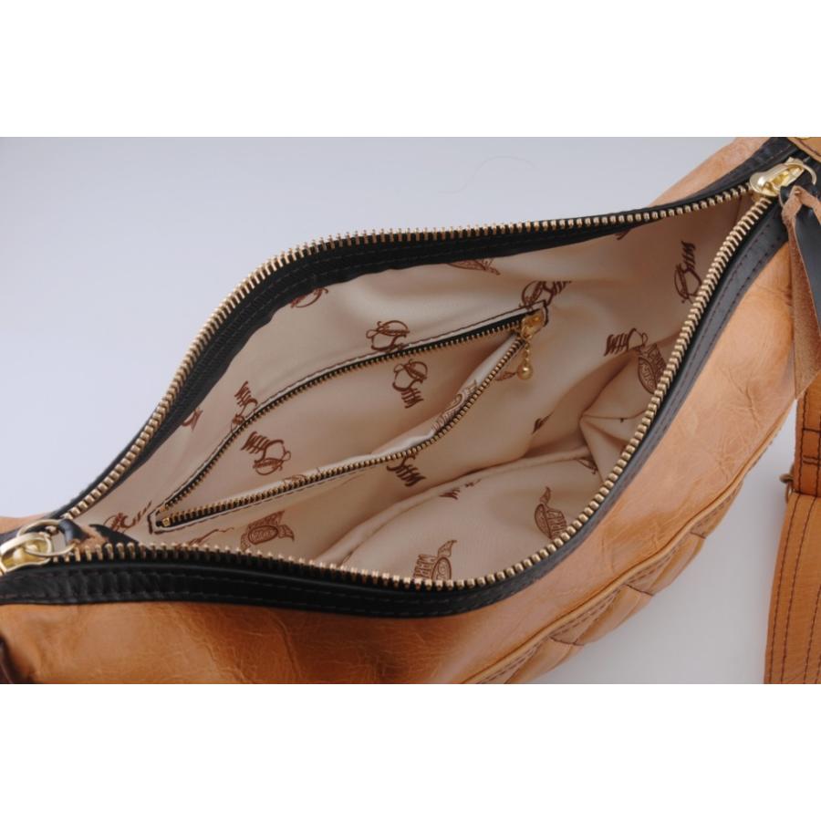 DIN MARKET ディンマーケット SHM LEATHER SHOULDER BAG(SHM レザー ショルダー バッグ) ショルダーバッグ バッグの画像