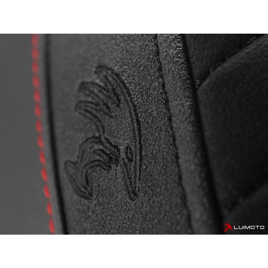LUIMOTO ルイモト フロントシートカバー カラー／素材：スウェード ブラック／ビンテージ ダークブラウン／TEC-GRIP IRON 1200 シートカバー シート関連 外装_2