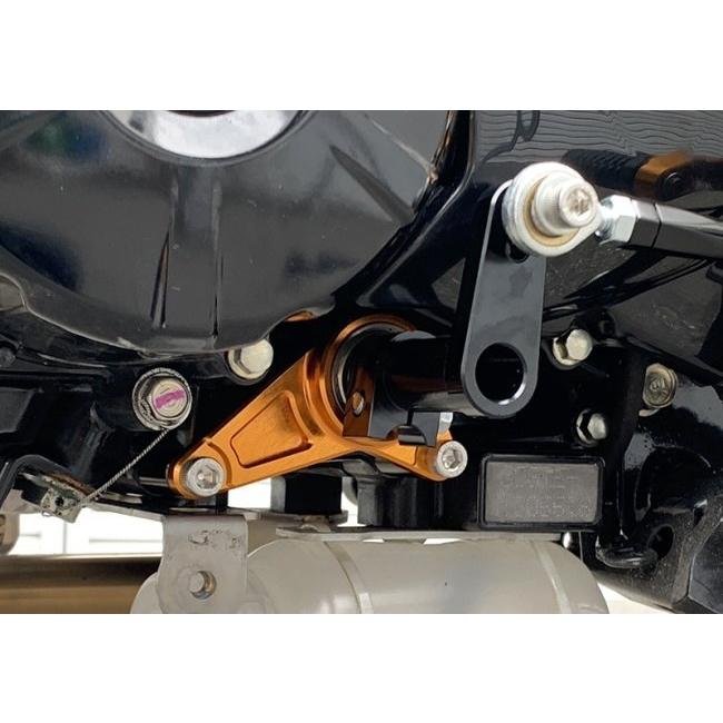 SNIPER スナイパー シフトシャフト サポートホルダー カラー：ブラック モンキー125 GROM HONDA ホンダ シフトガイド ステップ 足回り_2