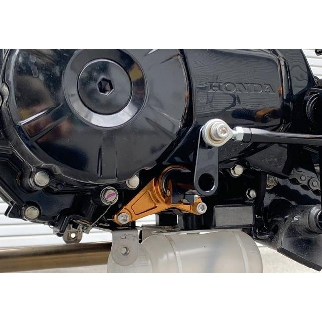 SNIPER スナイパー シフトシャフト サポートホルダー カラー：ブラック モンキー125 GROM HONDA ホンダ シフトガイド ステップ 足回り_3