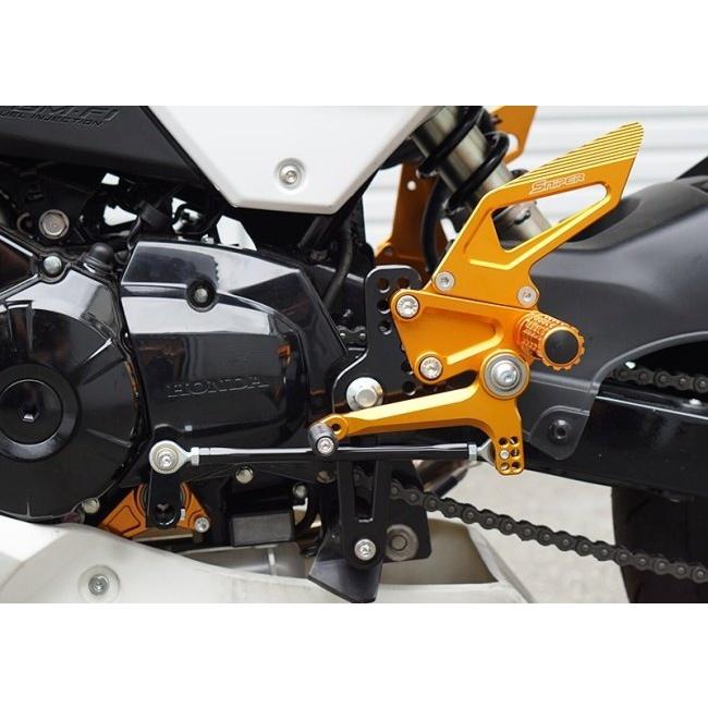 SNIPER スナイパー シフトシャフト サポートホルダー カラー：ブラック モンキー125 GROM HONDA ホンダ シフトガイド ステップ 足回り_4