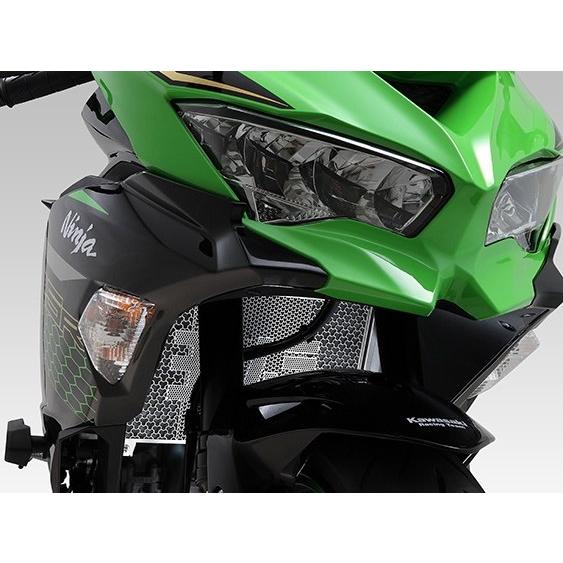 ますお YOSHIMURA ヨシムラ ラジエターコアプロテクター カラー：ブラック