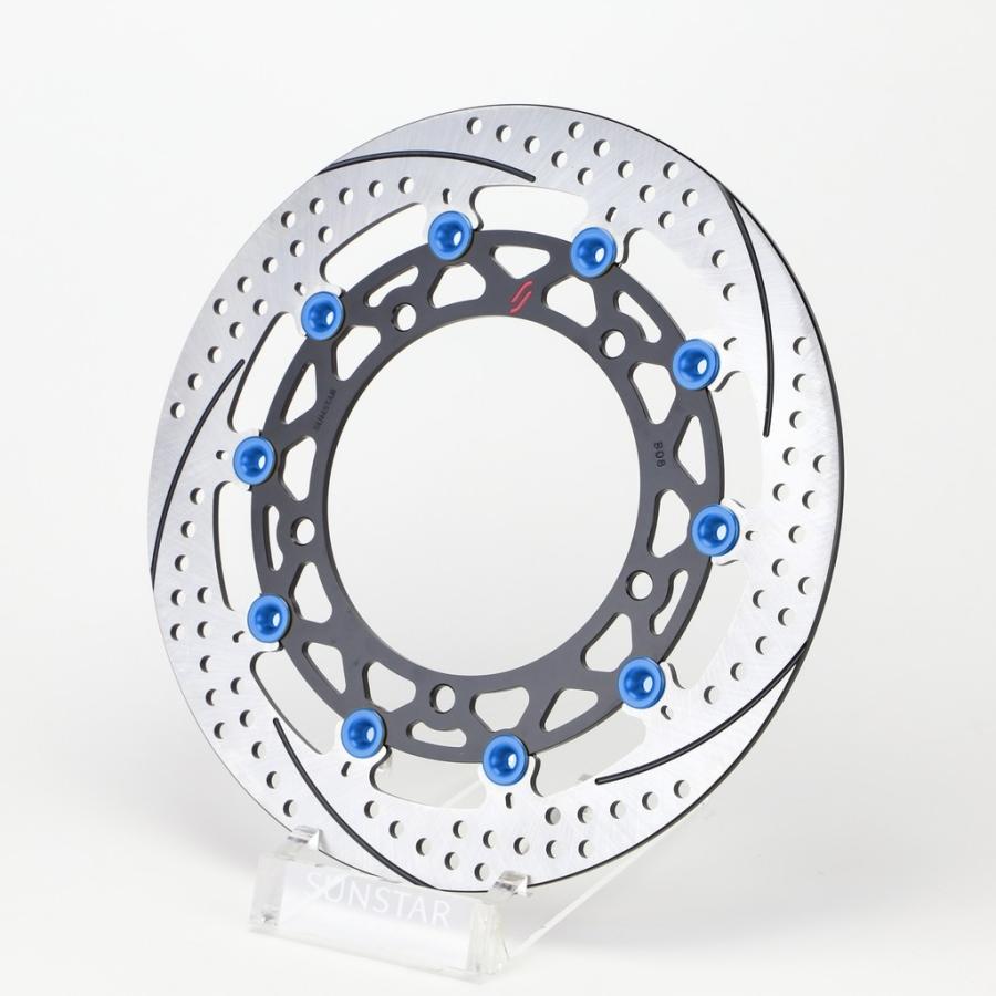 SUNSTAR サンスター PREMIUM RACING [プレミアムレーシング] フロントディスクローター ピンカラー：ブルー / フローティングタイプ：フルフローティング