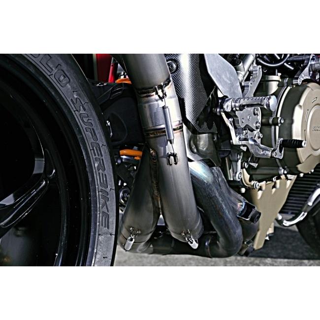 de LIGHT ディライト レーシングアップタイプマフラー PANIGALE V4 S