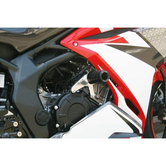 STRIKER STRIKER:ストライカー ガードスライダー タイプ2 カラー：オールブラック仕様 CBR250RR HONDA ホンダ HONDA ホンダ｜webike02｜04