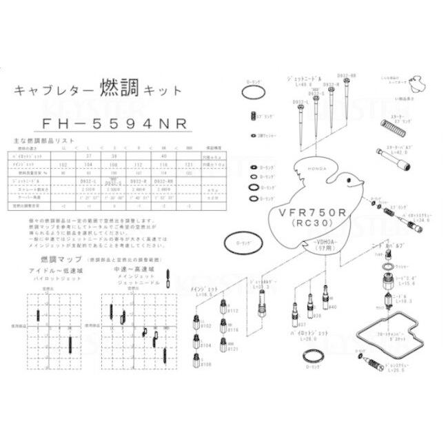 KEYSTER（キースター） キャブレター燃調キット オーバーホール