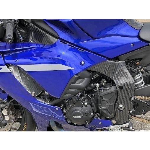 CLEVER WOLF CLEVER WOLF:クレバーウルフ フレームカバー タイプ：カーボン綾織 YZF-R1 YAMAHA ヤマハ｜webike02｜03