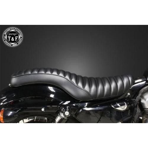 ハーレー スポーツスター コブラシート タックロール 03 美品 Garage T＆F ガレージ コブラシート タイプ：タックロール スポーツ