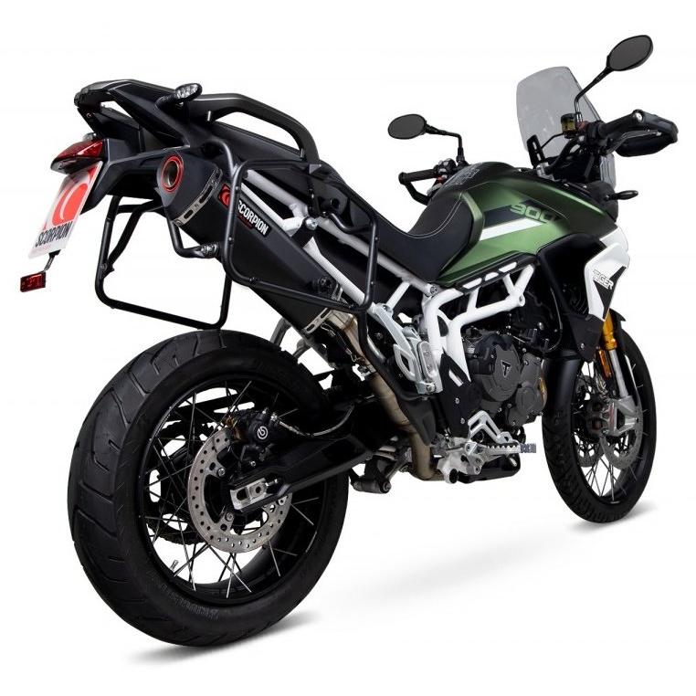 ブラックコーティング SCORPION スコーピオン セルケトパラレル スリップオンマフラー