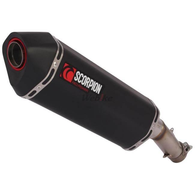 ブラックコーティング SCORPION スコーピオン セルケトパラレル スリップオンマフラー