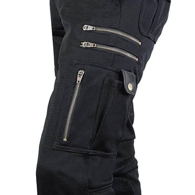 ROUGH&ROAD ラフアンドロード バイカーZIPメッシュパンツ　MW ラフ＆ロード ROUGH＆ROAD バイカーZIPメッシュパンツルーズ