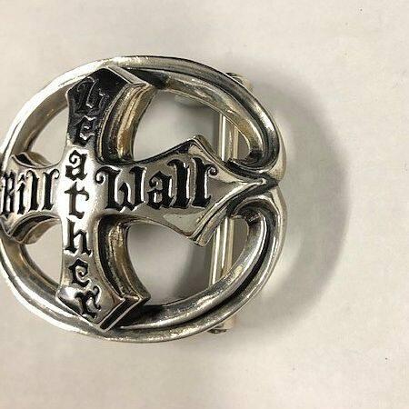 ★BILL Wall Leather  ロゴベルトバックル★ 部品屋K&W 【Bill Wall Leather(ビルウォールレザー)】Logo Belt