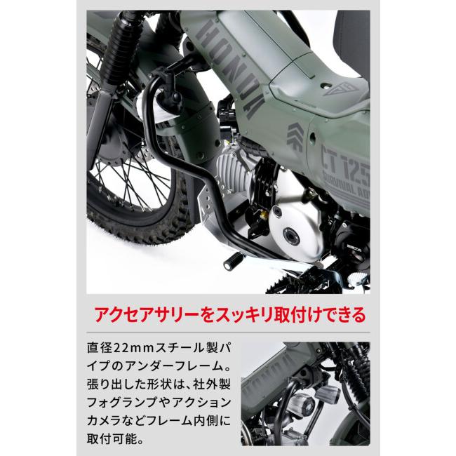ZETA ジータ エンジンプロテクション アンダーフレームキット CT125