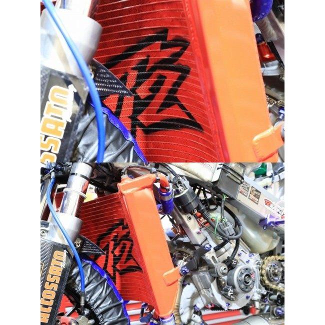 T2 Racing T2レーシング 2層 ラジエター【TYPE-2 Painted】 カラー：レッド(赤ベース・黒文字) NSR250R HONDA ホンダ HONDA ホンダ HONDA ホンダ｜webike02｜08