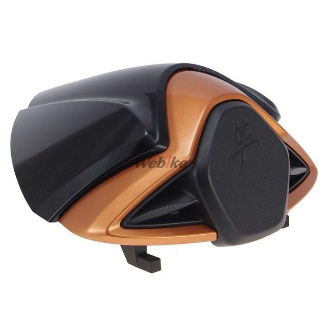 SUZUKI スズキ シングルシートカウル カラー：グラススパークルブラック／キャンディバーントゴールド(45500-10800-B5L) Hayabusa GSX1300RRQM2 シート関連の画像