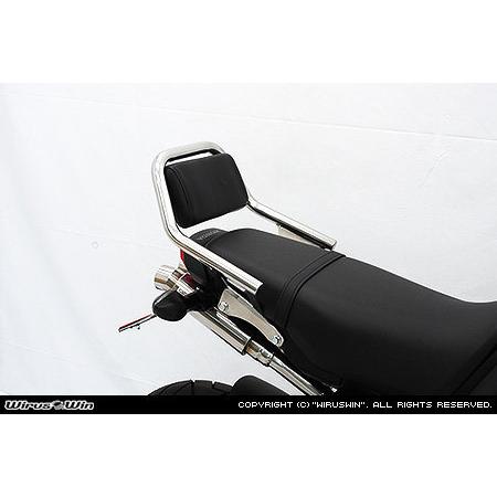 WirusWin ウイルズウィン バックレスト付きタンデムバー グロム(MSX125) HONDA ホンダ グラブバー・タンデムバー・シーシーバー 外装の画像