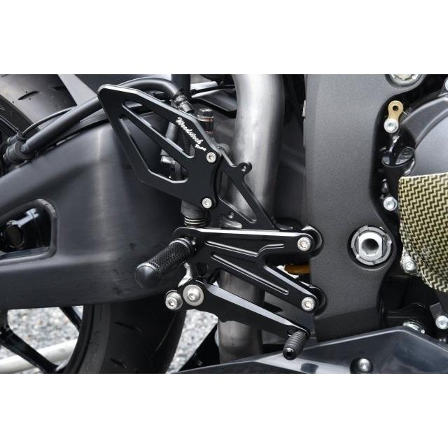 WOODSTOCK ウッドストック バックステップキット オートシフター取付無し カラー：ALLシルバー CBR600RR HONDA ホンダ バックステップ ステップ 足回り