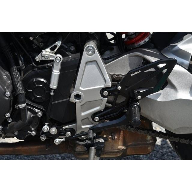 WOODSTOCK ウッドストック バックステップキット カラー：ALLシルバー CB1000R HONDA ホンダ バックステップ ステップ 足回り_5