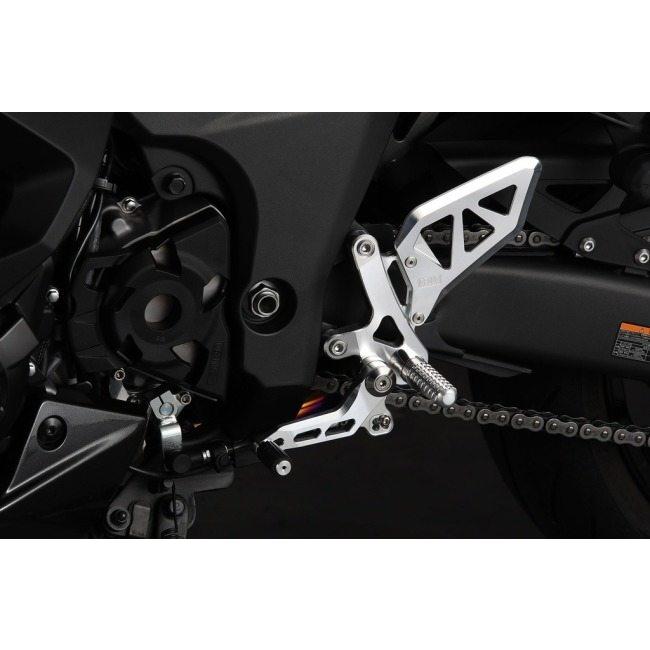 AELLA アエラ ライディングステップキット カラー：ブラック(アルマイト処理済み) ニンジャ 1000SX KAWASAKI カワサキ バックステップ ステップ 足回り_1