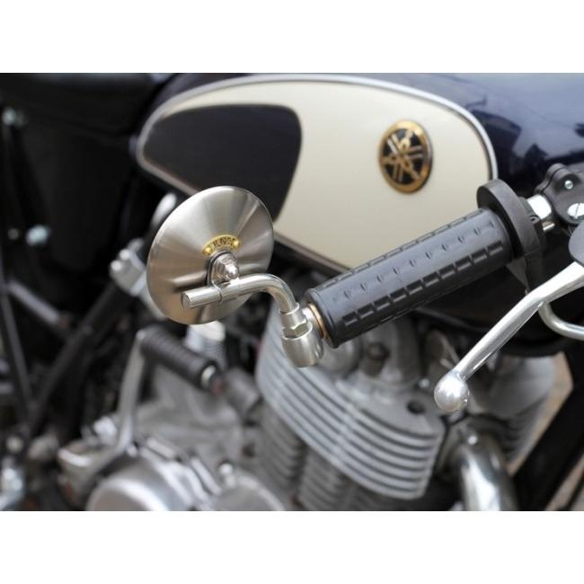 Motor Rock モーターロック JCMA バーエンドミラー JMCAタグ：Nickel