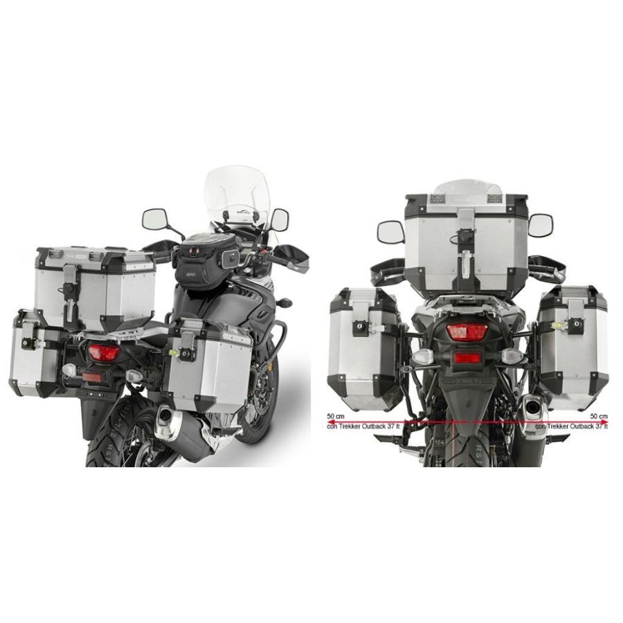 GIVI - ジビ CAMパニアホルダー [PL3112CAM] V-STROM650 V-STROM650XT SUZUKI スズキ 御徒面子・ボックス席据え置きステー 車体用御徒面子・容れもの 車、バイク、自転車-バイク-バッグサポート