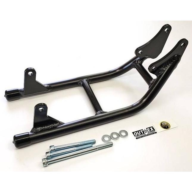 OUTEX アウテックス アンダーフレーム カラー：ブラック(アルマイト加工有り) CRF100F CRF80F XR100R XR100モタード XR50 エイプ100 エイプ50 HONDA ホンダ | OUTEX